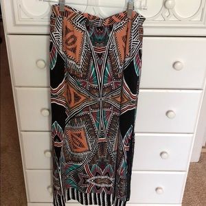 Anthropologie maxi skirt